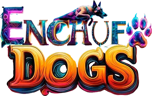 Logotipo de EnchufaDogs agility en Tierra de Campos