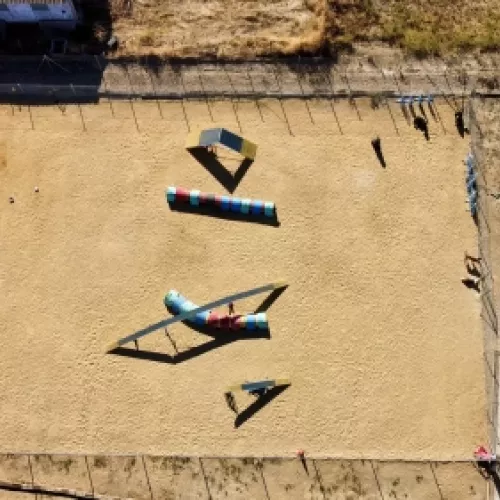 Pista de agility de EnchufaDogs en Tierra de Campos