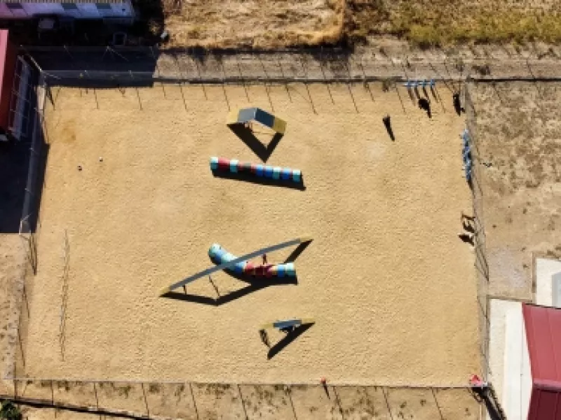 Pista de agility de EnchufaDogs en Tierra de Campos