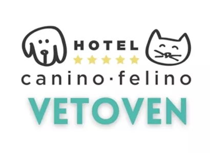 Logotipo de Hotel Canino Vetoven con enlace a su página web